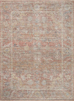 Loloi Magnolia Home by Joanna Gaines Millie Collection MIE-04 Sunset/Multi 5'-3" x 7'-6", .25" Pile Height, Area Rug