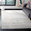 SAFAVIEH Area Rug 6x9 - Adirondack Collection - Ivory & Silver, Modern Ombre Design, Non Shedding & Easy to Clean, Ideal for Living Room, Bedroom, Office, Dining Space (ADR113B)