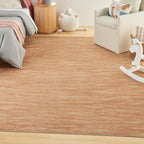 Nourison Home Nourison Essentials Rust 7' x 10' Area Rug - Easy Clean, Non Shedding, Bed Room, Living Room, Dining Room, Kitchen (7' x 10')
