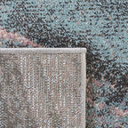 SAFAVIEH Glacier Collection Runner Rug - 2'3" x 10', Pink & Blue, Modern Abstract Design, Non-Shedding & Easy Care, Ideal for High Traffic Areas in Living Room, Bedroom (GLA126U)