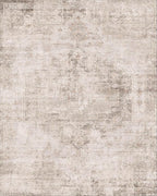 Washable Beige Brown Rugs for Entryway Indoor - 3x4 Throw Rug for Large Kitchen, Bedroom Bedside, Bathroom, Mudroom, Mordern Abstract Medallion Décor, Non Slip Low Pile Fade Resistant