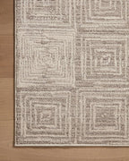 Loloi Darby Collection DAR-05 Beige/Grey 2'-7" x 4' Accent Rug