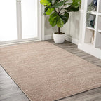 JONATHAN Y Haze Solid Low-Pile Beige Indoor Area Rug 3x5, Coastal,Bohemian,Minimalist,Classic, Easy-Cleaning for Living Room,Bedroom,Kitchen,Pet Friendly,Non-Shedding (SEU100G-3)