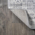 JONATHAN Y Modern Vintage Medallion Light Grey Runner Rug, 2x8, Country, Floral, Easy-Cleaning for Living Room, Bedroom, Kitchen, Pet Friendly, Non-Shedding (MDP108B-28)