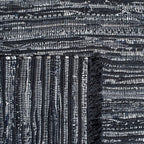 SAFAVIEH Rag Rug Collection Area Rug - 6' x 9', Black, Handmade Boho Stripe Cotton, Ideal for High Traffic Areas in Living Room, Bedroom (RAR121Z)