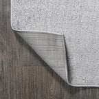 JONATHAN Y Haze Solid Low-Pile Light Gray Indoor Area Rug 9x12, Coastal,Bohemian,Minimalist,Classic, Easy-Cleaning for Living Room,Bedroom,Kitchen,Pet Friendly,Non-Shedding (SEU100K-9)