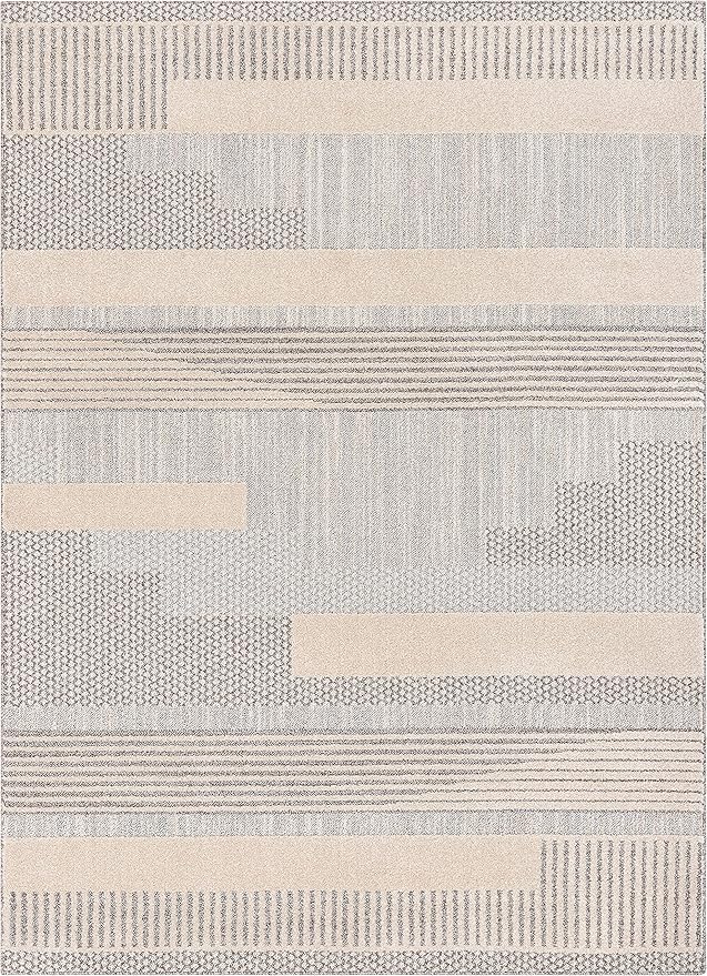 Well Woven Brer Beige Abstract Geometric Tribal Area Rug 3x5 (3'11" x 5'3")