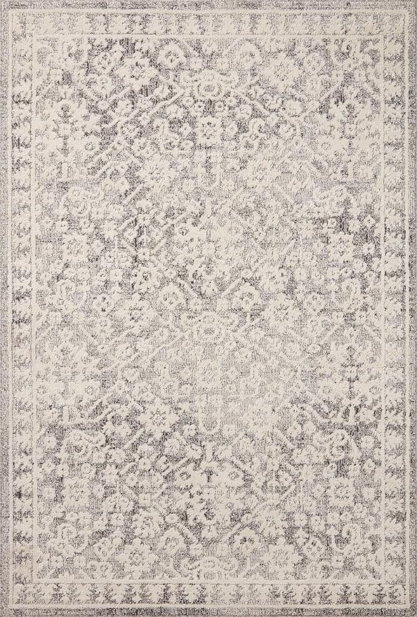 Loloi Magnolia Home by Joanna Gaines Gigi Collection GIG-01 Grey/Ivory 7'-10" x 10' Area Rug