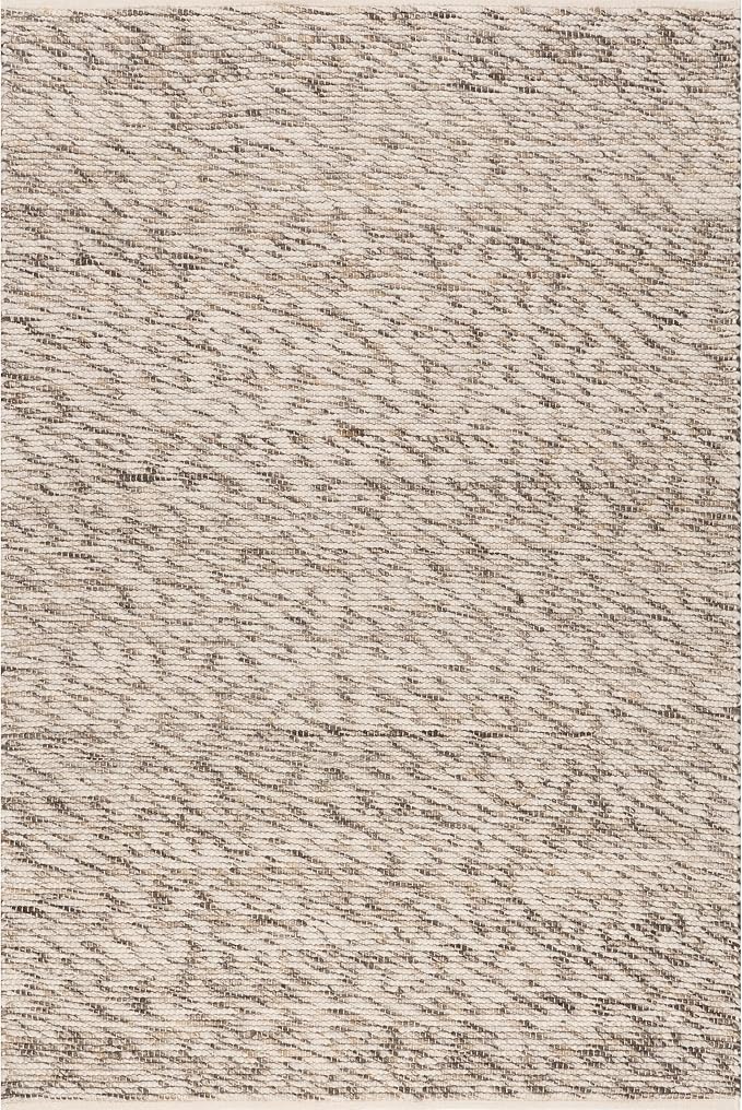 Rugs USA Marilyn Charcoal/Ivory, 4' x 6', Hand Woven, Marled, Wool, Soft and Cozy, High Traffic, Stain Resistant, Easy Clean, Durable Area Rug for Bedroom, Living Room, Dining, Den, Foyer