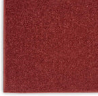 Nourison Home Nourison Essentials Brick Red 4' x 6' Area Rug - Easy Clean, Non Shedding, Bed Room, Living Room, Dining Room, Kitchen (4' x 6')