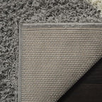 SAFAVIEH Dallas Shag Collection Runner Rug - 2'3" x 6', Grey & Ivory, Trellis Design, Non-Shedding & Easy Care, 1.5-inch Thick Ideal for High Traffic Areas in Living Room, Bedroom (SGD257G)