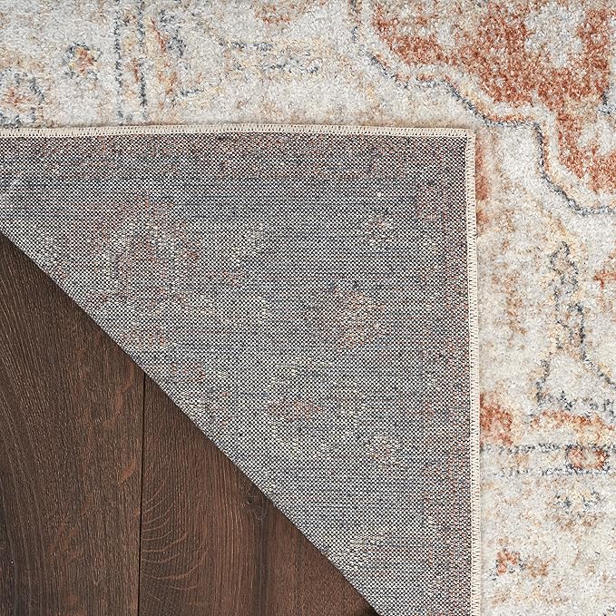 Nourison Home Astra Machine Washable Gold Multicolor 5'3" x 7' Area Rug - Easy Clean, Non Shedding, Bed Room, Living Room, Dining Room, Kitchen (5' x 7')