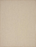 Nourison Home Courtyard Jute Ivory 9' x 12' Area Rug - Easy Clean, Non Shedding, Bed Room, Living Room, Dining Room, Kitchen (9' x 12')