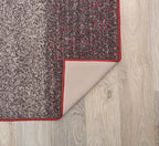 Rugshop Red Modern Geometric Boxes Non-Slip Area Rug Non-Shedding for Living Room, Bedroom and Dining Area, 5'3" x 7'3"