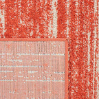 SAFAVIEH Adirondack Collection Area Rug - 5'5" x 7'7", Orange & Grey, Modern Ombre Design, Non Shedding & Easy to Clean, Ideal for Living Room, Bedroom, Office, Dining Space (ADR113P)