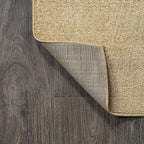 JONATHAN Y Haze Solid Low-Pile Mustard 5x8 Oval Indoor Area Rug, Coastal,Bohemian,Minimalist,Classic, Easy-Cleaning for Living Room,Bedroom,Kitchen,Pet Friendly,Non-Shedding (SEU100B-5OV)