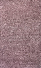 Eyely UES100R-3 Supersoft Haze Solid Low-Pile Indoor Area Rug Casual;Contemporary;Solid;Traditional, Bedroom, Kitchen, Living Room, Easy-Cleaning, Non-Shedding, 3 X 5, Light Purple