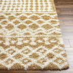 Livabliss Hapsburg Moroccan Shag Area Rug,5'3" x 7'3",Camel