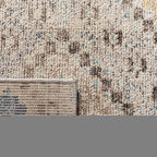 SAFAVIEH Madison Collection Runner Rug - 2'2" x 20', Grey & Yellow, Boho Diamond Distressed Design, Non-Shedding & Easy Care, Ideal for High Traffic Areas in Living Room, Bedroom (MAD418F)