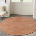 Nourison Home Nourison Essentials Rust 4' x Round Area Rug - Easy Clean, Non Shedding, Bed Room, Living Room, Dining Room, Kitchen (4' x Round)