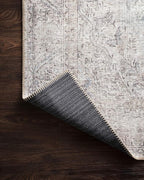 Loloi Loren Collection LQ-04 Silver/Slate 2'-3" x 3'-9" Accent Rug