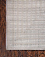 Unique Loom Sabrina Soto Outdoor Collection Geometric, Modern, Vibrant, Carved Area Rug (4' 0 x 6' 0 Rectangular, Beige)