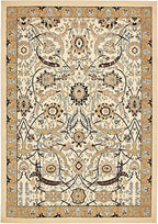 Unique Loom Espahan Collection Area Rug - Cape Cod (7' 1" x 10' Rectangle, Ivory/ Beige)