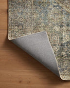 Loloi Amber Lewis Morgan Collection MOG-05 Spice/Lagoon 2'-3" x 7'-6" 38" Thick Runner Rug feat. CloudPile, Neutral, Room Décor, Vintage Inspired, Livingroom, Bedroom, Dining Area