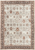 Keen Home Design 5x7 Rug - Machine Washable Area Rug with Non-Slip Backing, Ideal for Living Room, Dining Room, Bedroom - Vintage, Easy Clean, Durable, Low Pile - (5' x 7')