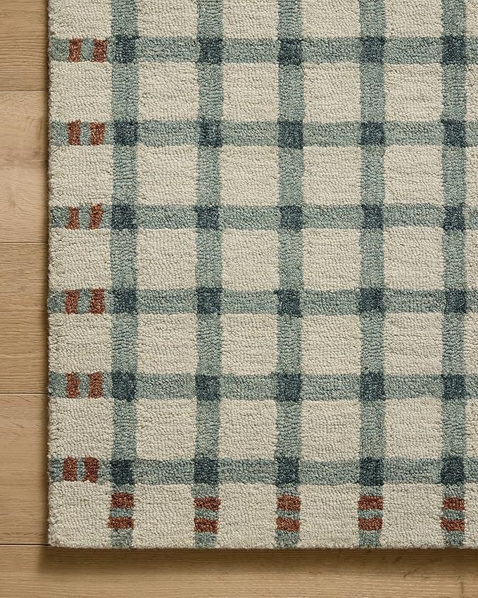 Loloi Magnolia Home by Joanna Gaines Waylon Collection WAY-02 Spa/Brick 3'-6" x 5'-6" Accent Rug