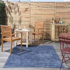 Nourison Home Nourison Essentials Navy Blue 5' x 8' Area Rug - Easy Clean, Non Shedding, Bed Room, Living Room, Dining Room, Kitchen (5' x 8')