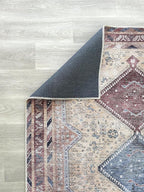 Fame Living Washable Area Rug. Modern Farmhouse. Vintage. Turkish. Bohemian. Distressed. Oriental. Traditional. Rugs for Living Room. Dining. Bedroom. Office. Entryway. Foyer. (863TT, 7'5" x 9'8")