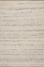 Rugs USA Hamptons Marled Ivory/Grey, 7'6" x 9'6", Hand Woven, Marled, Tassel, Soft and Cozy, High Traffic, Stain Resistant, Easy Clean, Durable Area Rug for Bedroom, Living Room, Dining, Den, Foyer