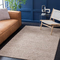 SAFAVIEH Area Rug 6x9 - Natura Collection - Brown, Handmade Wool Blend, Textured Design, Ideal for Living Room, Bedroom, Dining Space (NAT620T)