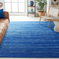 SAFAVIEH Adirondack Collection Area Rug - 6' Square, Dark Grey & Grey, Modern Diamond Distressed Design, Non-Shedding & Easy Care, Ideal for High Traffic Areas in Living Room, Bedroom (ADR131F)