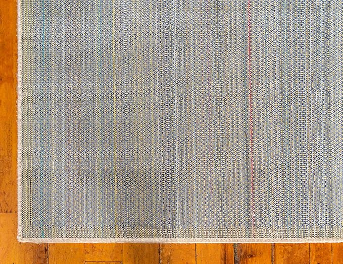 Unique Loom Solo Collection Area Rug - Calabasas (2' 2" x 6' 7" Runner, Yellow)