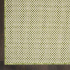 Nourison Home Courtyard Ivory Green 7' x 10' Area Rug - Easy Clean, Non Shedding, Bed Room, Living Room, Dining Room, Kitchen (7' x 10')