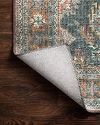 Loloi II Skye Collection SKY-10 Sea/Rust 5'-0" x 7'-6" Area Rug