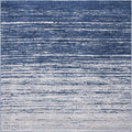 SAFAVIEH Adirondack Collection Area Rug - 11' Square, Navy & Grey, Modern Ombre Design, Non Shedding & Easy to Clean, Ideal for Living Room, Bedroom, Office, Dining Space (ADR113E)