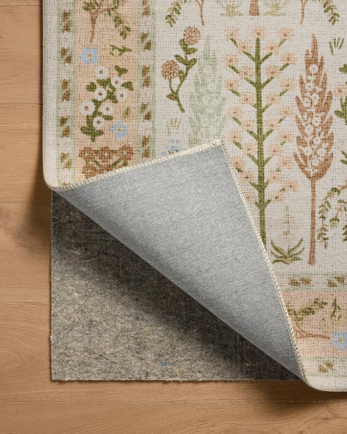 Loloi Rifle Paper Co. Canopy Collection CNP-01 Cream 2'-3" x 3'-9" Accent Rug