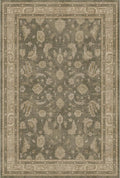 Kuden 8x10 Large Area Rug, Machine Washable Area Rug with Non-Slip Backing, Vintage Style, Soft, Easy Clean, Low Pile Rug for Living Room, Bedroom, Dining Room