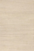 nuLOOM 2'6" x 4' Elfriede Jute & Cotton Hand Woven Area Rug, Natural, Solid Rustic Farmhouse Style, Weaved Design, Natural Fiber, For Bedroom, Living Room, Dining Room, Hallway, Office, Entryway