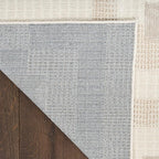 Nourison Home Nordic Ivory Beige 2' x 6' Area Rug - Easy Clean, Non Shedding, Bed Room, Living Room, Dining Room, Kitchen (6' Runner)