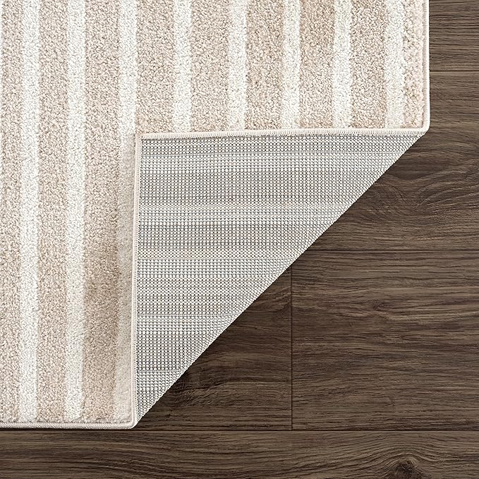 Abani Area Rug for Living Room -Nuevo 5' x 8' Beige Arch Pattern Area Rug, Soft and Durable Living Room Rug, Stain and Fade Resistant, Chic Modern Design, Pet & Kid Friendly