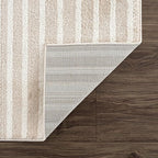 Abani Area Rug for Living Room -Nuevo 2' x 3' Beige Arch Pattern Area Rug, Soft and Durable Living Room Rug, Stain and Fade Resistant, Chic Modern Design, Pet & Kid Friendly