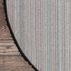 Unique Loom Solid Shag Collection Area Rug (7' 10" x 10' Oval, Jet Black)
