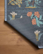 Loloi Rifle Paper Co. Rosa Collection RSA-03 Navy 7'-6" x 9'-6" Area Rug