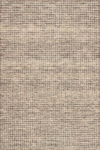 Rugs USA Melrose Handmade, Brown/Ivory, 6', Wool & Cotton Round, Soft and Cozy, High Traffic, Stain Resistant, Easy Clean, Durable Area Rug for Bedroom, Living Room, Dining Space, Den, Foyer, Entryway