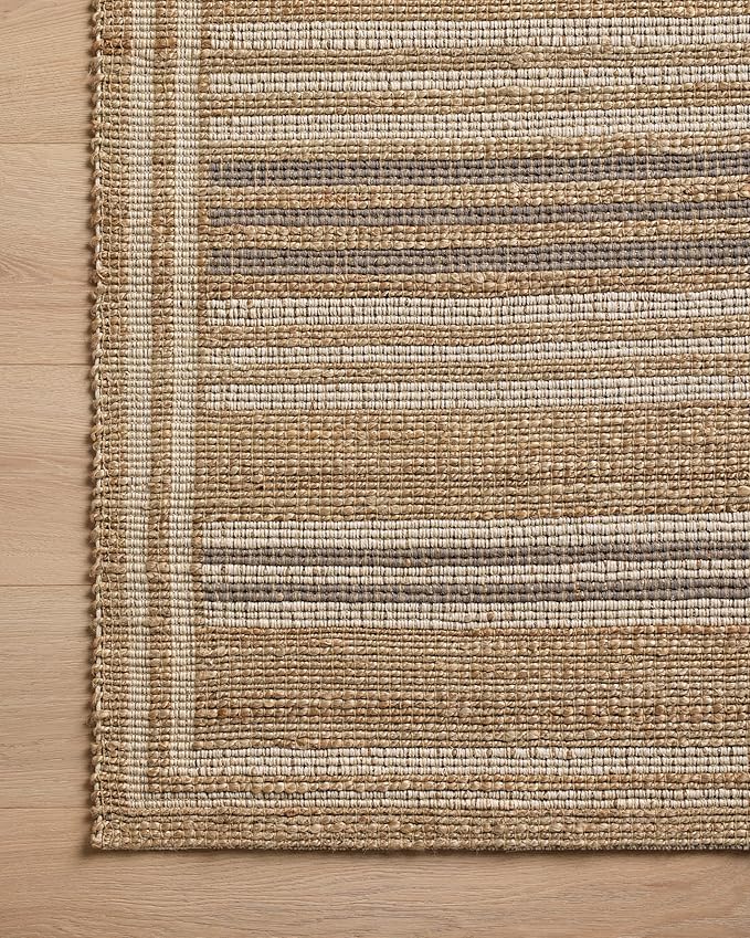 Loloi Chris Loves Julia Judy Collection JUD-03 Natural/Dove 5'-0" x 7'-6" Area Rug