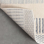 Well Woven Harlow Collection Briar Light Blue - Modern Tribal Minimalist Geometric 6x9 Area Rug - Ideal for Living Room, Dining Room & Bedroom - Durable, Stain Resistant & Easy to Clean